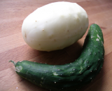 Long White and Shimoshirazu cucumber