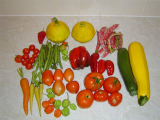 Just some of the veg I picked!