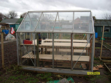 Got my greenhouse glazed